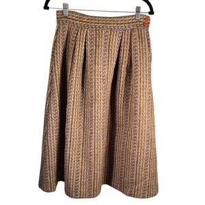 Hunter Sportswear wool Midi Skirt Size 10 USA Made Vintage Houndstooth 4